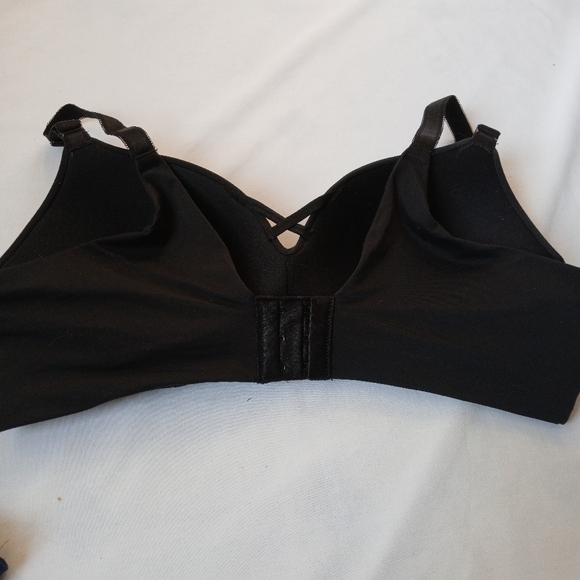 Torrid Curve Bra 38C 360 Back Smoothing Wire Free Push Up Plunge Black - Picture 4 of 8